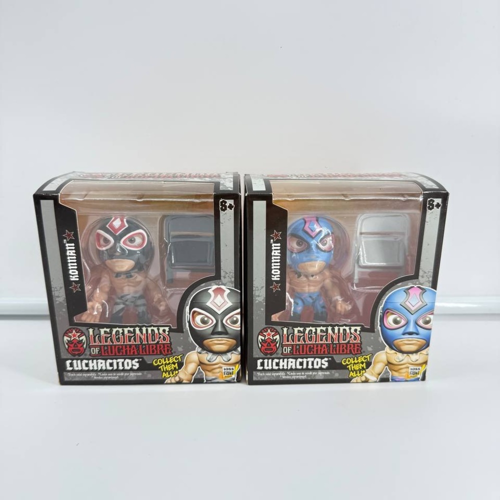 Legends Of Lucha Libre Mini Figures Luchacitos Set Of 2 Konnan New Sealed
